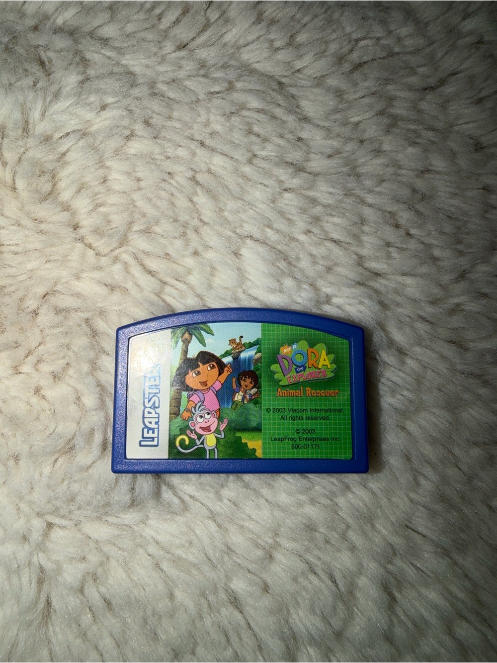 Leapfrog leapster Dora the Explorer Animal Rescuer Game Cartridge - Blue